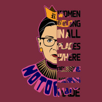 Rbg Ruth Bader Ginsburg Women Belong In All Places Premium Hoodie | Teevron