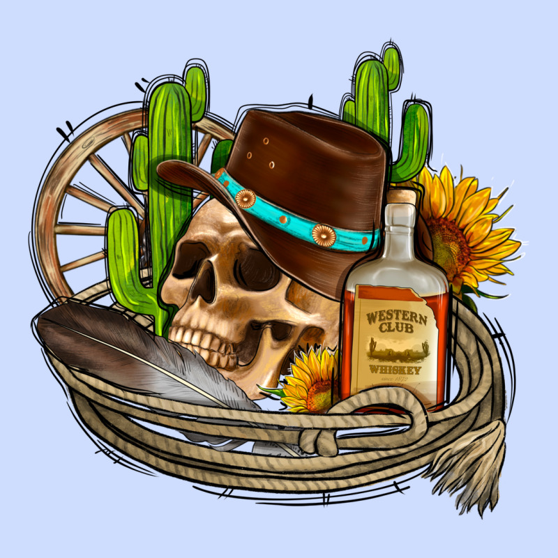 Cowboy Cactus  Sunflowers Whiskey Urban Heavy Tee by AdoDesignShop | Teevron