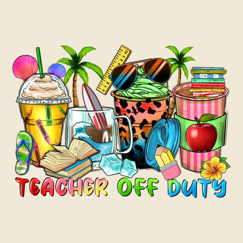 Teacher Off Duty Coffee Cups Premium Tee by Zillion Design Studio | Teevron