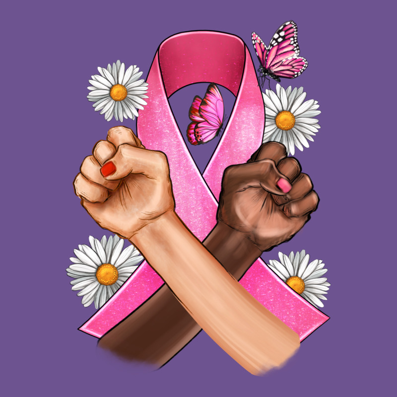 Breast Cancer Fist Daisy Butterfly Vintage Tee by Artiststas | Teevron