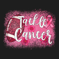 Tackle Cancer Football Leopard Classic Tee | Teevron