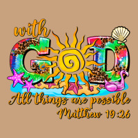With God All Things Are Possible Summer Vintage Tee | Teevron