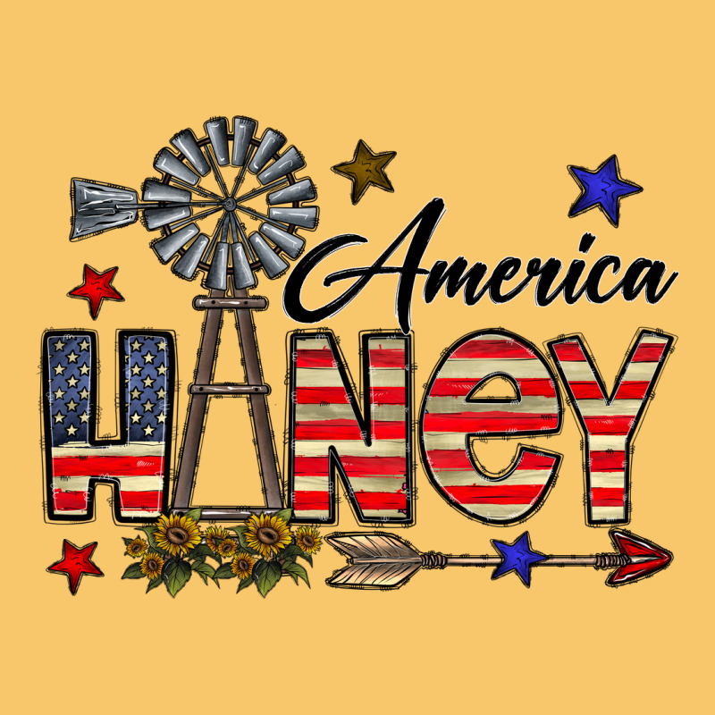 America Honey Vintage Hoodie by CowhideDigitalArt | Teevron