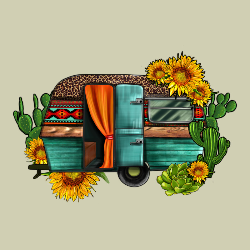 Caravan Sunflowers And Cactus Heavy Core Tee by Artiststas | Teevron