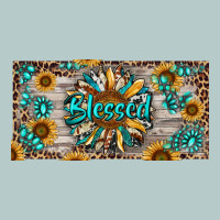 Blessed With Sunflower And Gemstone Heavy Core Tee | Teevron