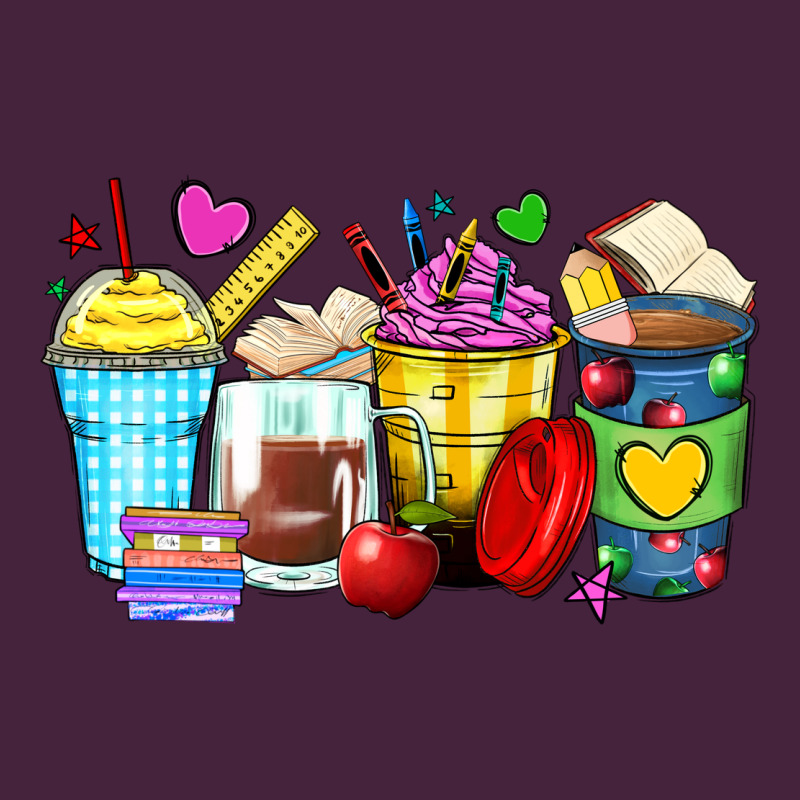 School Coffee Cups Premium Tee by Zillion Design Studio | Teevron
