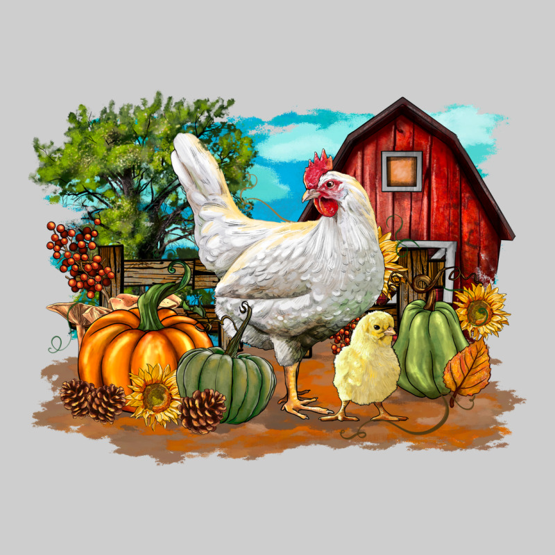 Fall Chicken Premium Sweatshirt by LillyAllenDesigns | Teevron