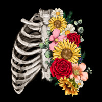 Floral Ribcage Ladies Tee | Teevron