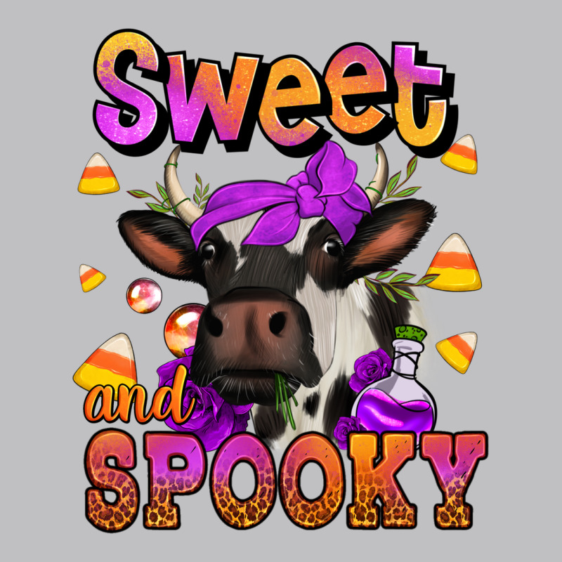 Sweet And Spooky Halloween Cow Long Sleeve Tee by Jasminsmagicworld | Teevron