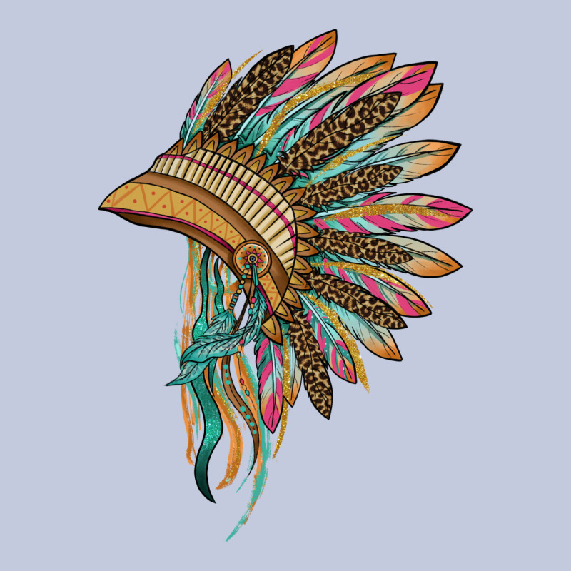 Indian Leopard Headdress Long Sleeve Tee by BarkalooDesign | Teevron