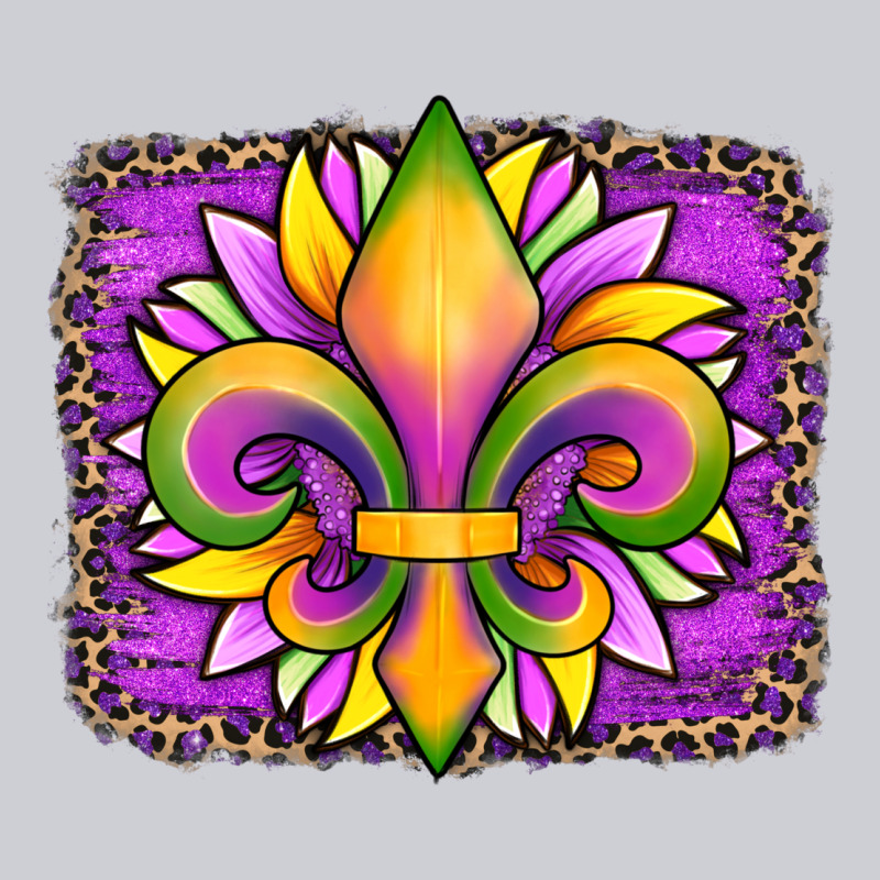 Mardi Gras Fleur De Lis Sunflower Leopard Classic Tee by Artiststas | Teevron