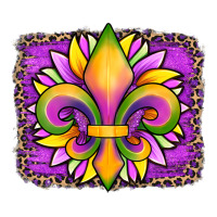 mardi gras fleur de lis sunflower leopard | Teevron