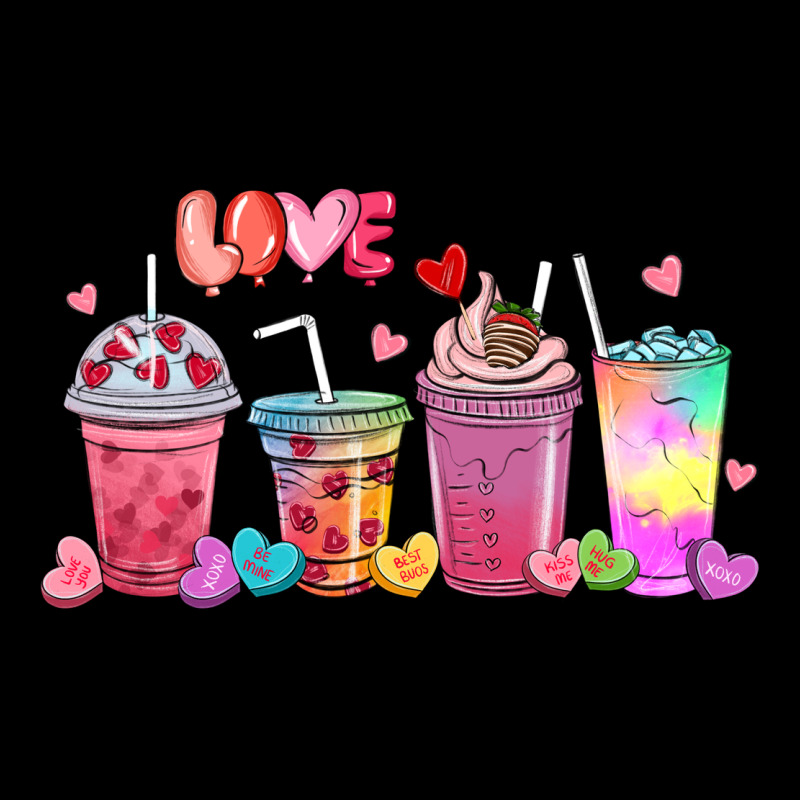 Love Coffee Cups Ladies Tee by MaliasSmallBusiness | Teevron