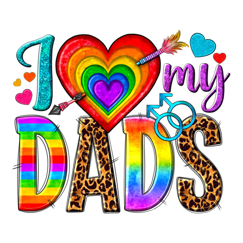 I Love My Dads Premium Tee by texasbilliewilder | Teevron