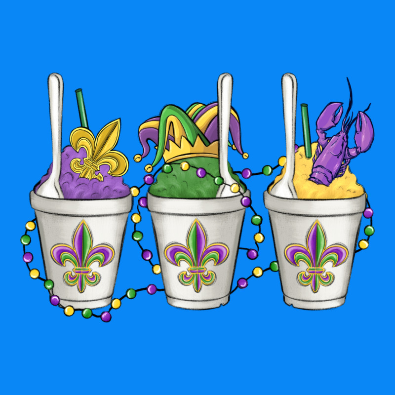 Mardi Gras Snowballs Zipper Hoodie by MaliasSmallBusiness | Teevron