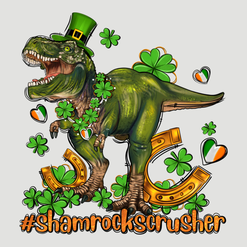 Shamrockscrusher T Rex And Horseshoe Classic Tee by AdoDesignShop | Teevron