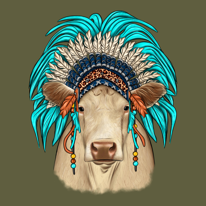 Charolais Indian Headdress Vintage Tee by JahusDesignShop | Teevron