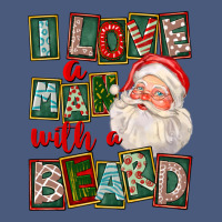 I Love A Man With A Beard Vintage Hoodie | Teevron