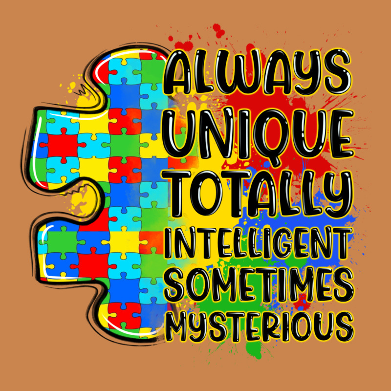 Always Unique Totally Intelligent Sometimes Myster Heavyweight Hoodie by LillyAllenDesigns | Teevron