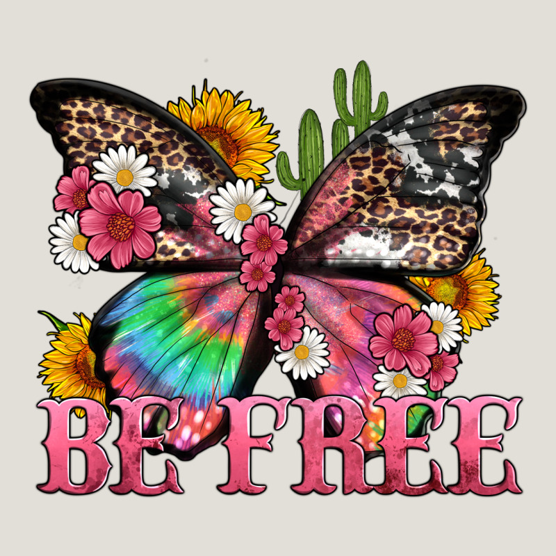 Be Free With Butterfly And Cactus Flowers Heavy Core Tee by Artiststas | Teevron
