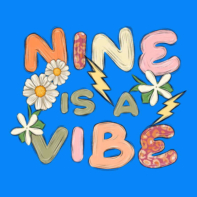Nine Is A Vibe Zipper Hoodie by MaliasSmallBusiness | Teevron