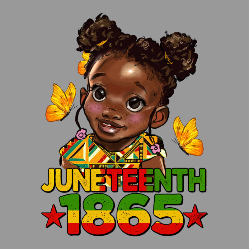 Juneteenth 1865 Afro Girl Vintage Hoodie by HRA Design Shop | Teevron