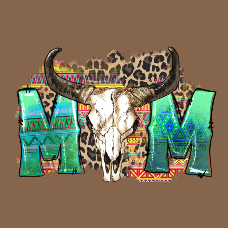 Mom With Bull Skull Premium Tee by Zillion Design Studio | Teevron