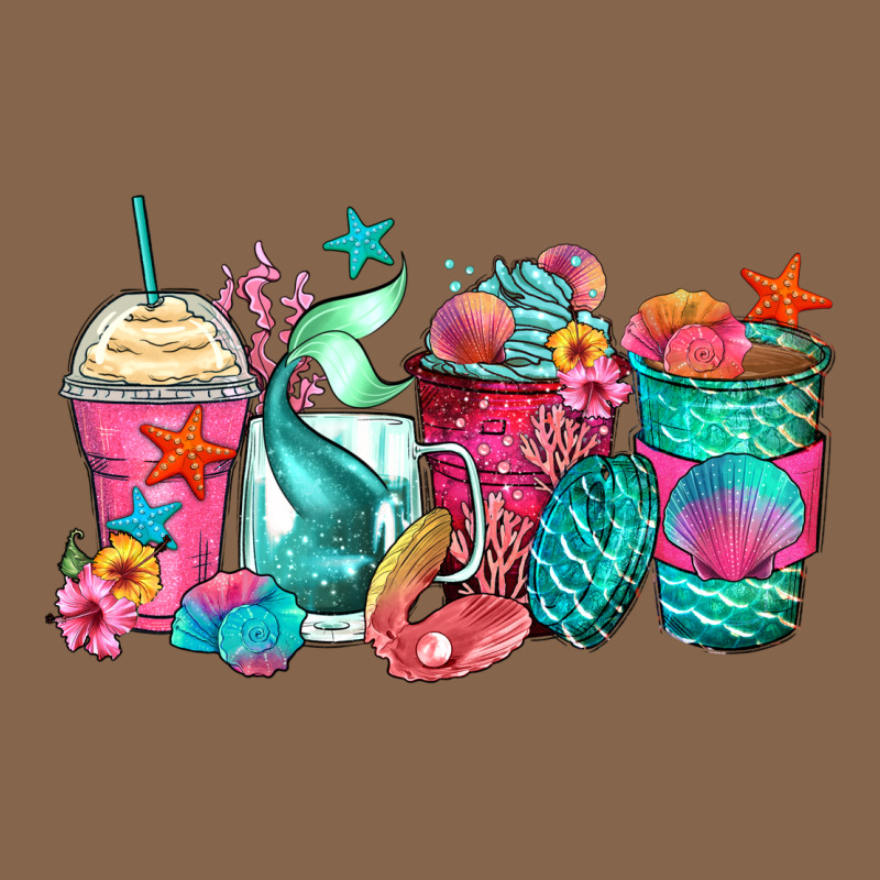 Mermaid Tail Coffee Cups Premium Tee by Zillion Design Studio | Teevron