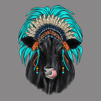 Black Angus Indian Headdress Vintage Tee | Teevron