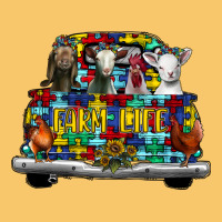 Farm Life Truck Autism Vintage Hoodie | Teevron