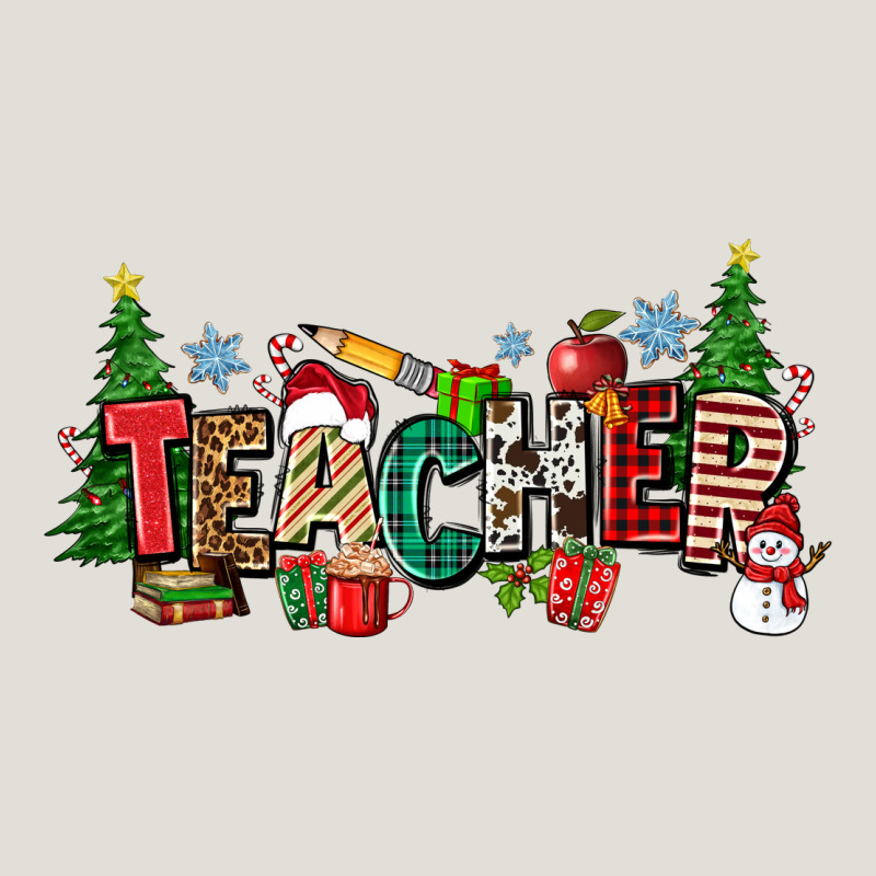 Christmas Teacher Heavy Core Tee by Zillion Design Studio | Teevron