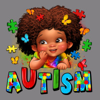 Autism Afro Girl Heavyweight Hoodie | Teevron