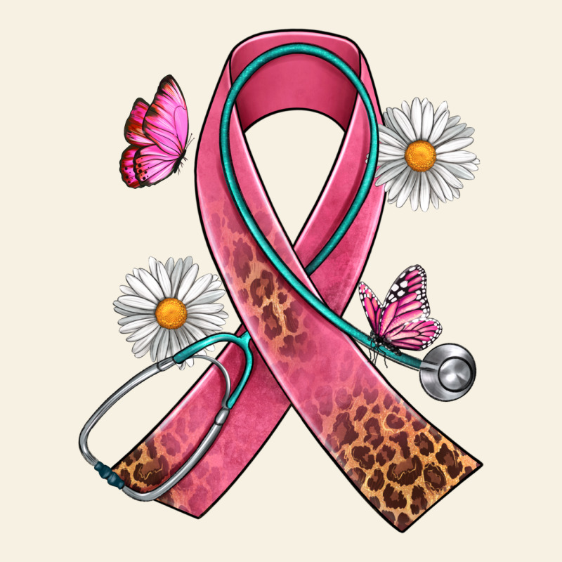 Cancer Ribbon Stethoscope Daisy Butterfly Vintage Tee by Artiststas | Teevron
