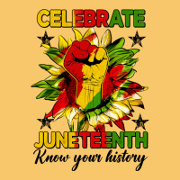Celebrate Juneteenth Know Your History Vintage Hoodie | Teevron