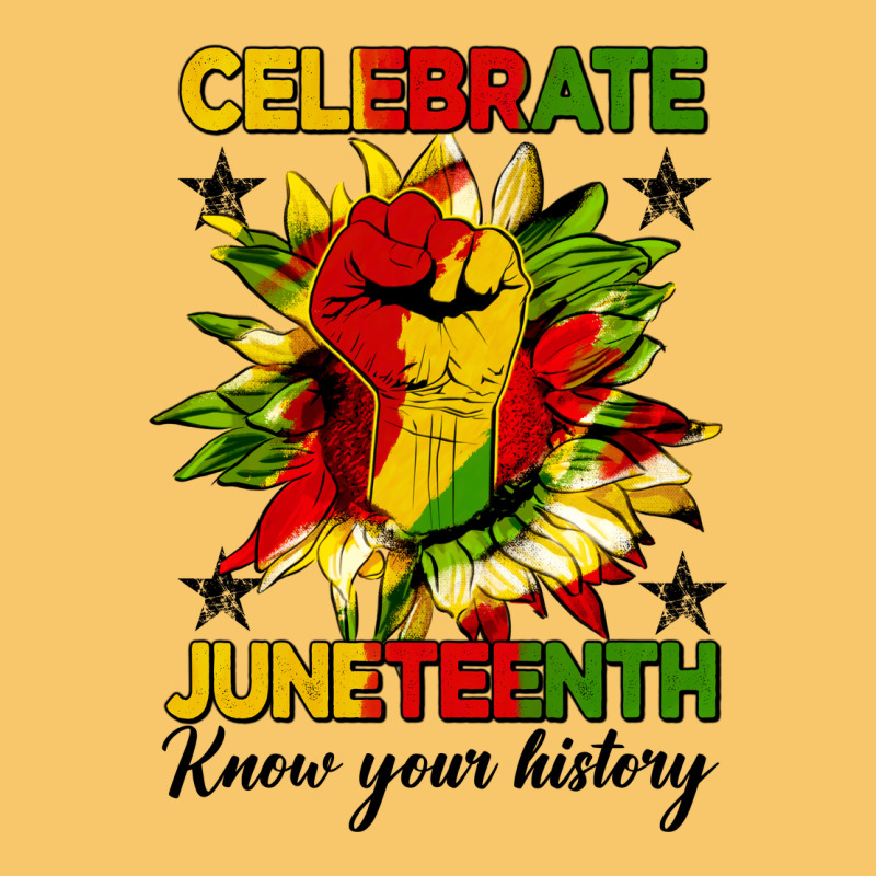 Celebrate Juneteenth Know Your History Vintage Hoodie by HRA Design Shop | Teevron
