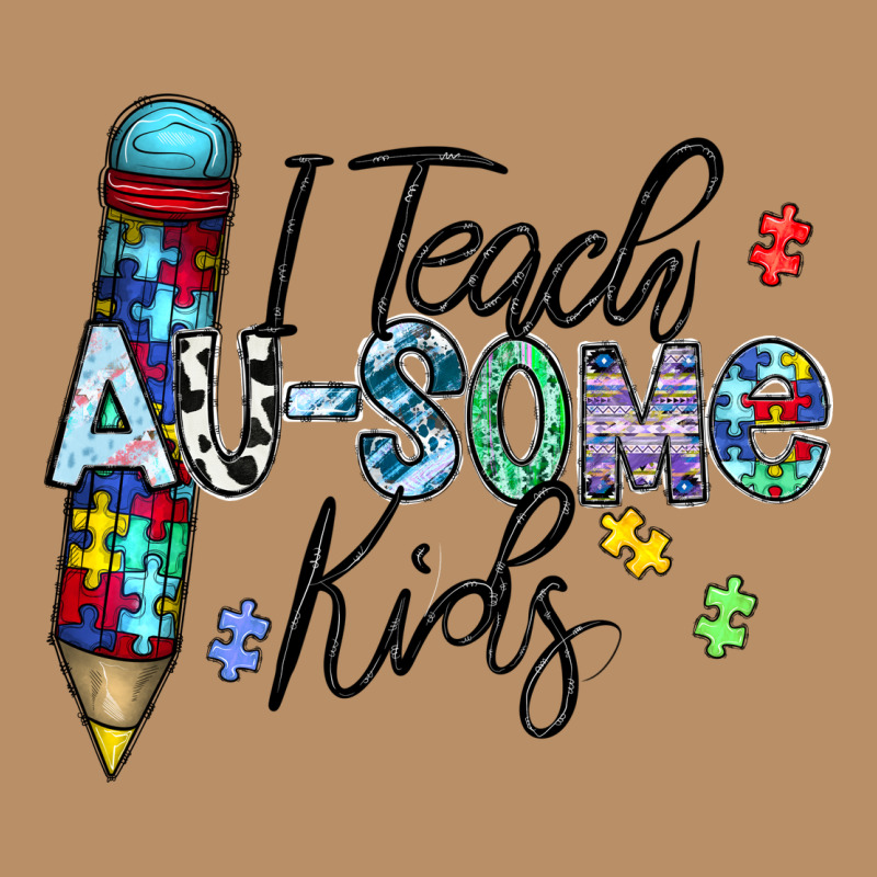 I Teach Au Some Kids Vintage Hoodie by CowhideDigitalArt | Teevron