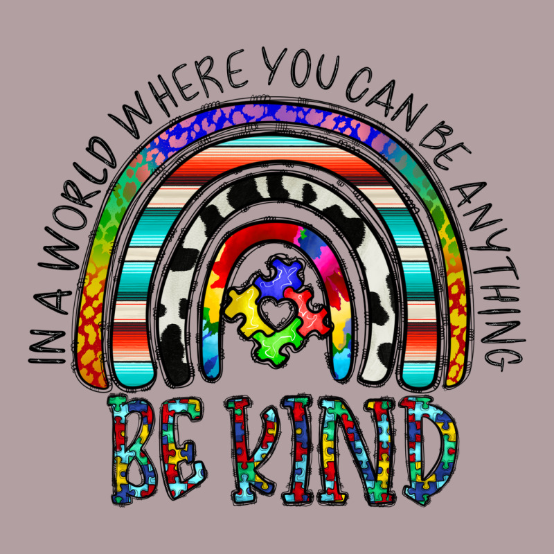 In A World Where You Can Be Anything Be Kind Vintage Hoodie by CowhideDigitalArt | Teevron