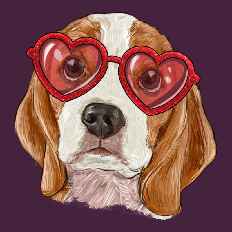 Beagle With Love Glasses Premium Tee by RanaPortraitStore | Teevron