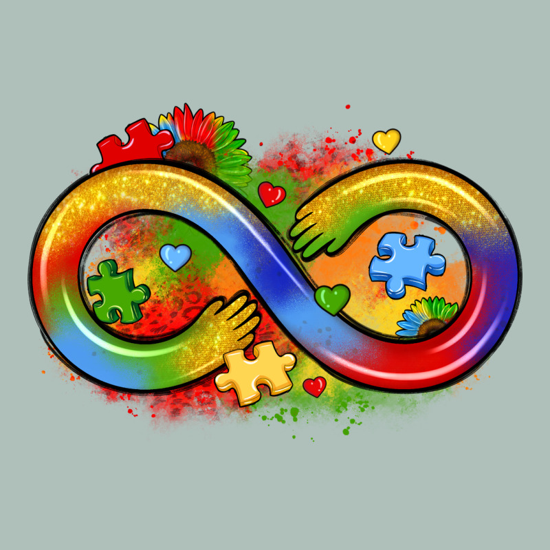 Infinity Symbol Autism Heavyweight Hoodie by LillyAllenDesigns | Teevron
