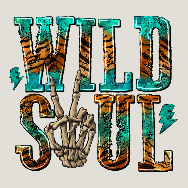 Wild Soul With Skeleton Hand Heavy Core Tee by texasbilliewilder | Teevron