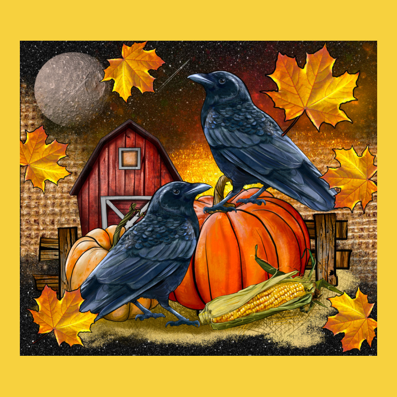 Fall Crow Premium Sweatshirt by LillyAllenDesigns | Teevron