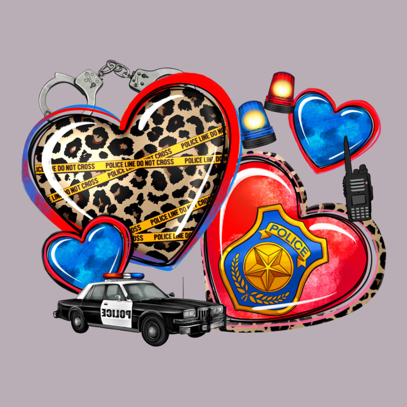 Western Leopard  Police Hearts Vintage Tee by AdoDesignShop | Teevron