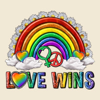 Love Wins With Daisy And Heart Premium Tee | Teevron