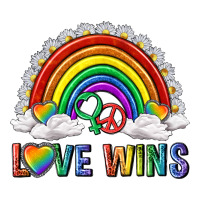 love wins with daisy and heart | Teevron