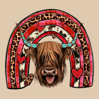 Valentines Highland Cow Rainbow Heavyweight Sweatshirt | Teevron