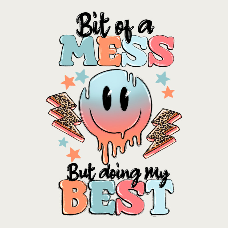 Bit Of A Mess But Doing My Best Zipper Hoodie by MaliasSmallBusiness | Teevron