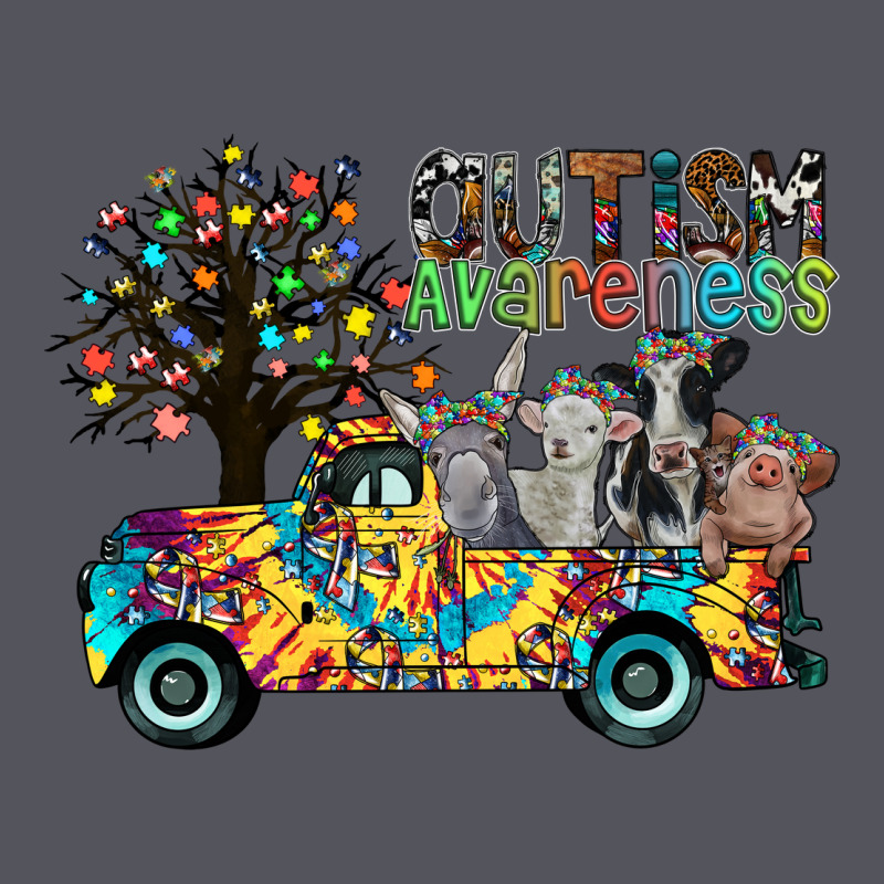 Autism Avareness3 Vintage Hoodie by CowhideDigitalArt | Teevron