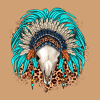 Bull Skull Indian Headdress Vintage Tee | Teevron