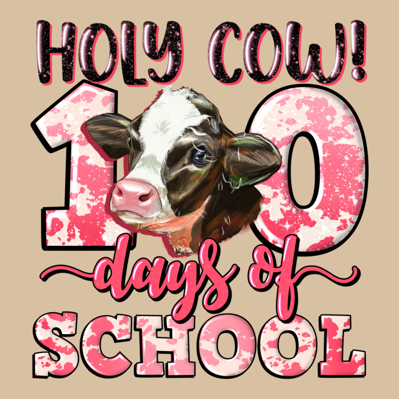 Holy Cow 100 Days Of School Heavyweight Hoodie by LillyAllenDesigns | Teevron