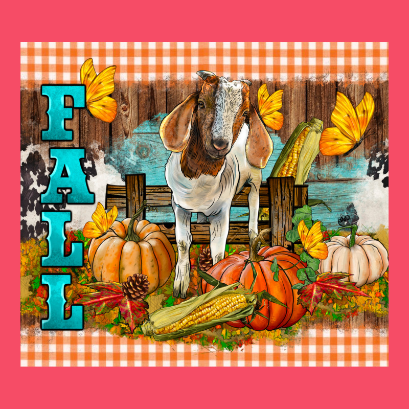 Fall With Baby Goat Premium Sweatshirt by LillyAllenDesigns | Teevron